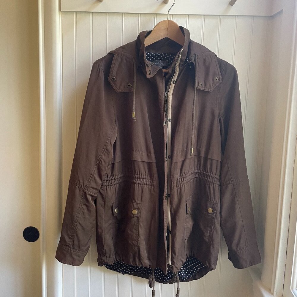 Market & Spruce Brown Elegant Utility Jacket